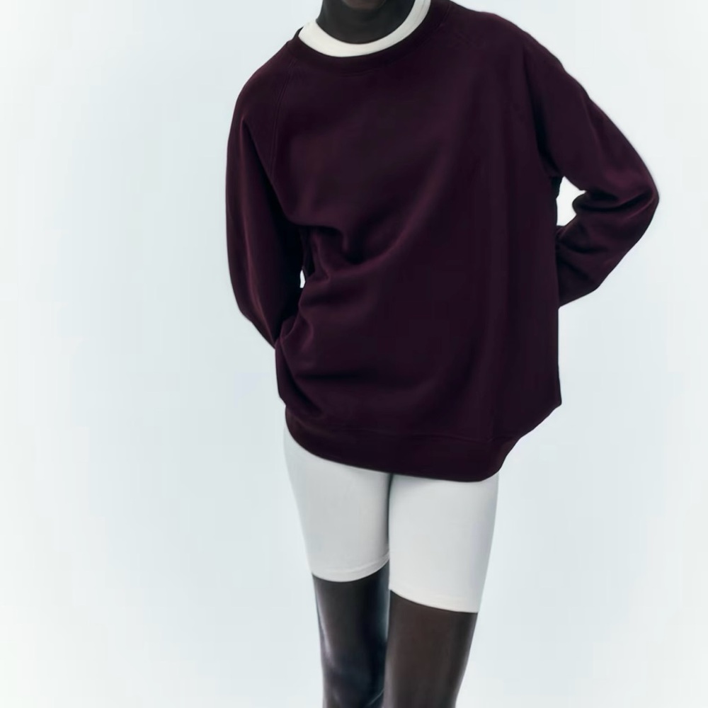 H&M Women's Burgundy Sweater